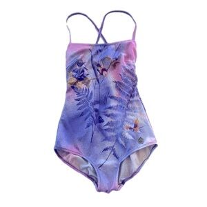 VTG Rose Marie Reid One Piece Crisscross Back Swimsuit